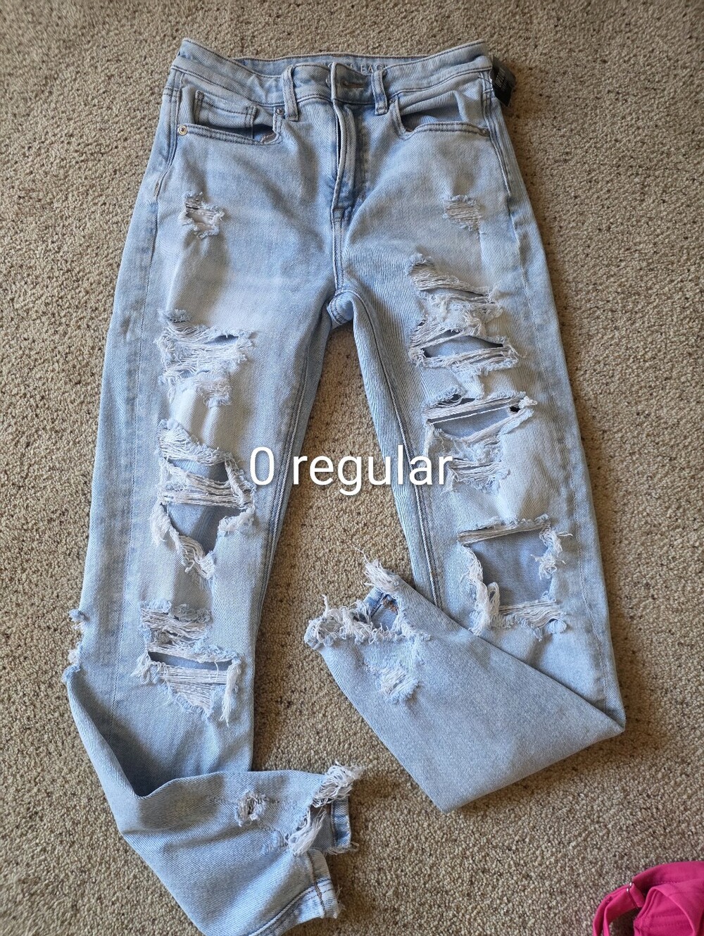 Womens American Eagle Size 0 Mom Jeans